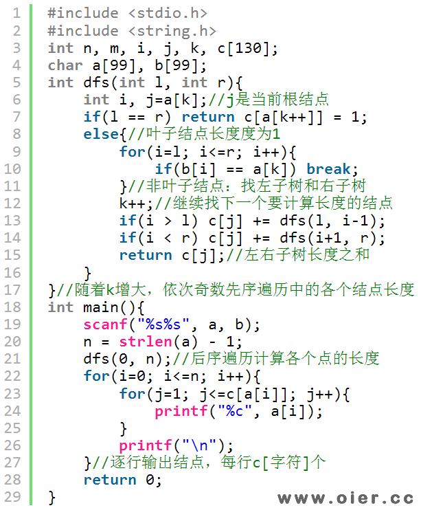 SSOJ2467二叉树输出