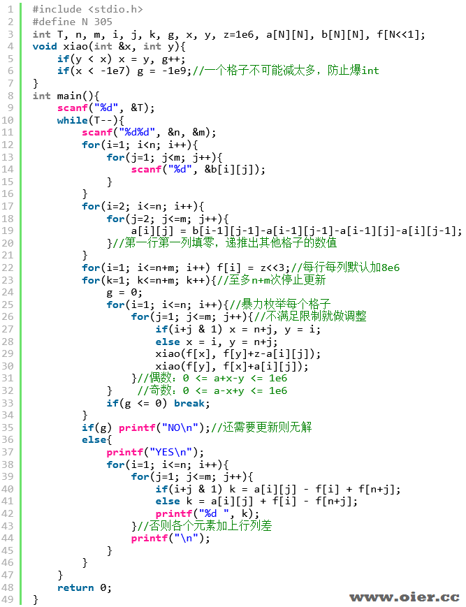 洛谷P7515[省选联考2021A卷]矩阵游戏